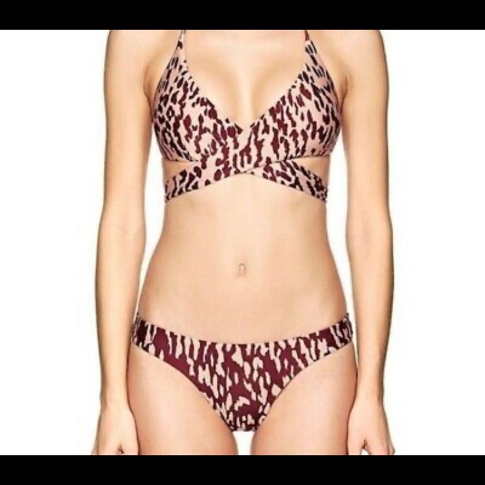 Vix Bali print bikini bottom.